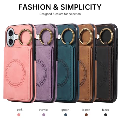 Étui portefeuille iPhone 13 Pro antichoc noir avec porte-carte magnétique - 7