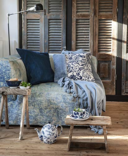 TOKYO design studio Flora Japonica Tasse und Untertasse, Geschenkset, 4 hochwertige Teetassen aus Porzellan und 4 passende Untertassen, dekorative Geschenkbox, mikrowellen- und spülmaschinenfest