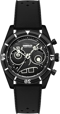 Spinnaker Men's 43mm Fleuss Chronograph Spongebob Squarepants Limited Edition Watch with Rubber Strap SP-5154