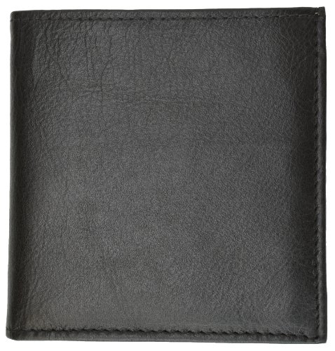 MARSHAL Genuine Leather Trifold Wallet for Men with Security Badge Holder4