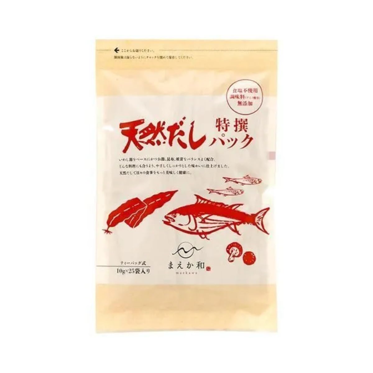 Maekawa-taste Natural Soup Stock pack, 10gx25P Special Selection, Japanese Dashi, Product in Japan