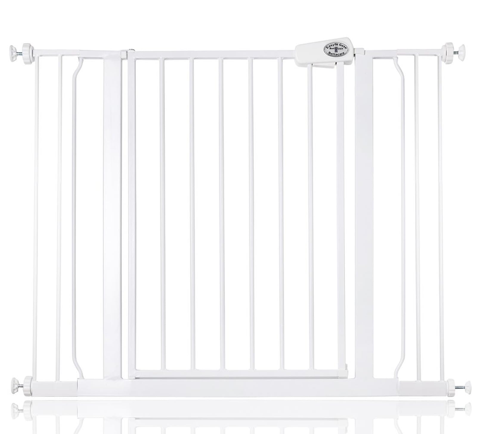 Bettacare Easy Fit Gate, 100.8cm - 108.8cm, White, Pressure Fit Stair Gate, Baby Gate for Doors Hallways and Spaces, Safety Barrier, Easy Installation