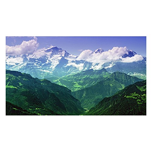 Affiche La Montagne Ca Vous Gagne Grand Format 91x162cmB