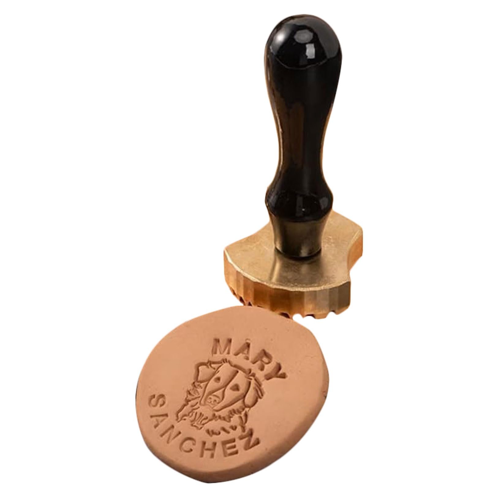 Sellos de cerámica Personalizados Sello de Firma Sello de cerámica Personalizado Sello de Logotipo de Arcilla Personalizado Sello de cerámica Personalizado para Arcilla Sellos