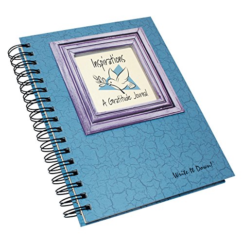 Journal guidé couverture rigide bleue grand format carnet notes recyclé - 3