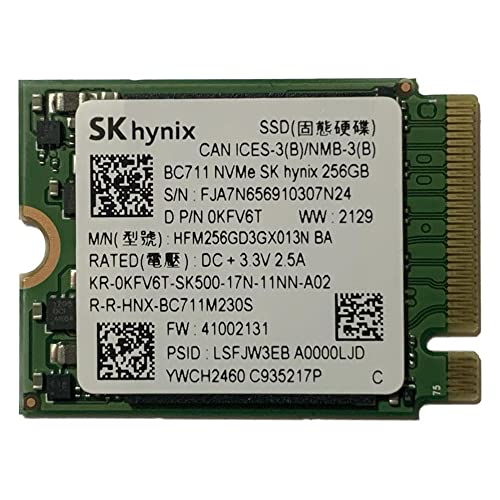 Image of inch¢ Sk Hynix 256Gb Oem M.2 Nvme Pci-E Ssd(M-Key) Internal Solid State Drive 2230 Form Factor Compatible With Pc /Laptop /Macbook Pro A1708, 365 Days Replacement Warranty, usb