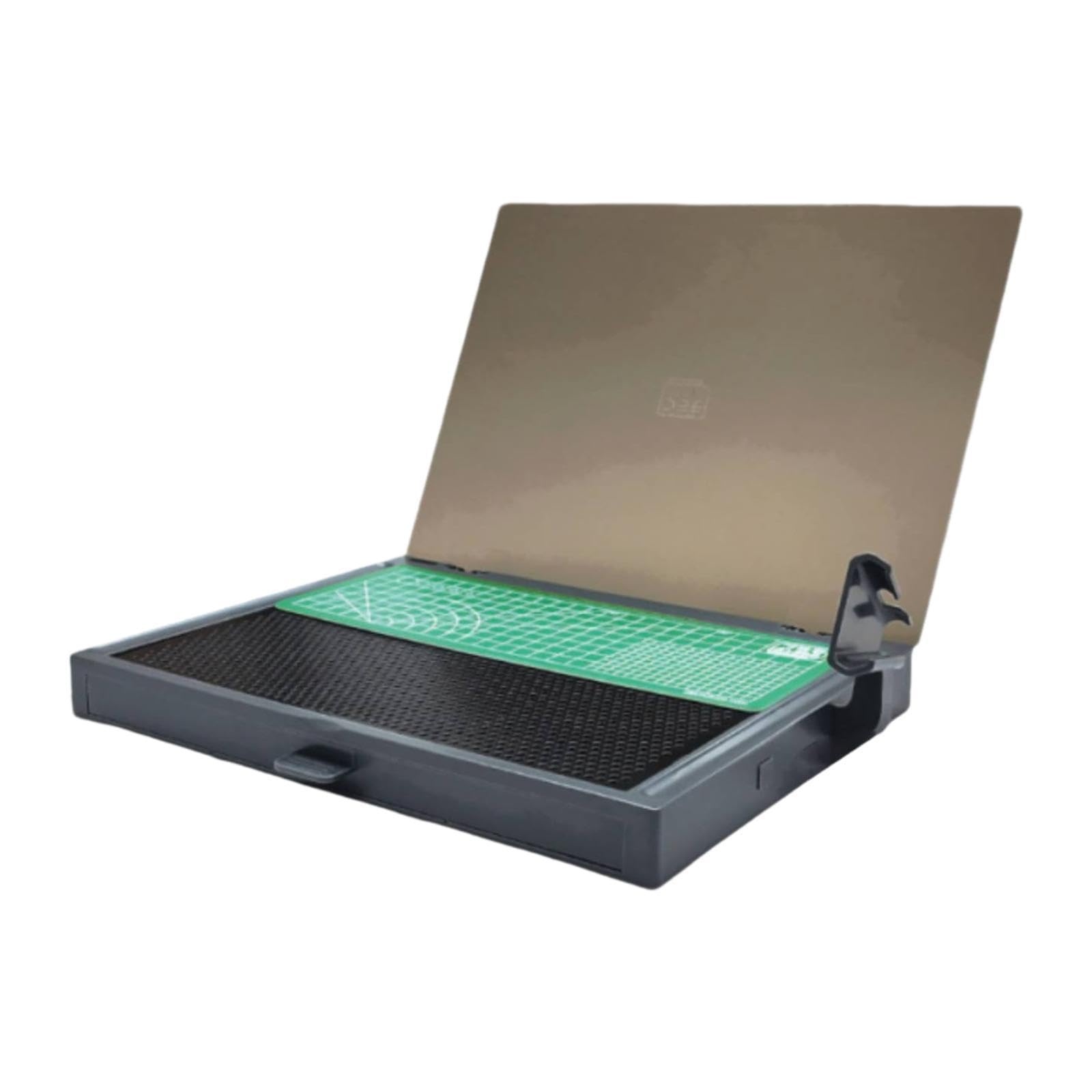 Perfeclan Organizador Mesa Trabajo para construcción maquetas, tapete Corte portátil, Accesorios para Manualidades, Herramienta para Cortar,