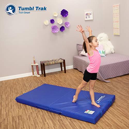 Tumbl Trak Junior Practice Mat, Royal Blue #TOP5