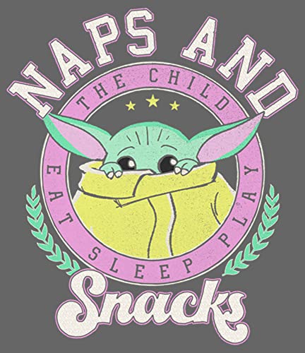 The Mandalorian Girl's Star Wars Grogu Father's Day is for Naps & Snacks T-Shirt2