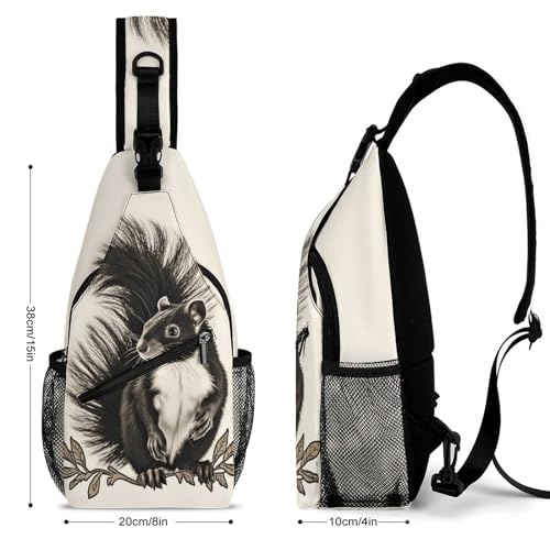 Bolso crossbody deportivo para mujer y hombre 38x20 cm miniatura 2