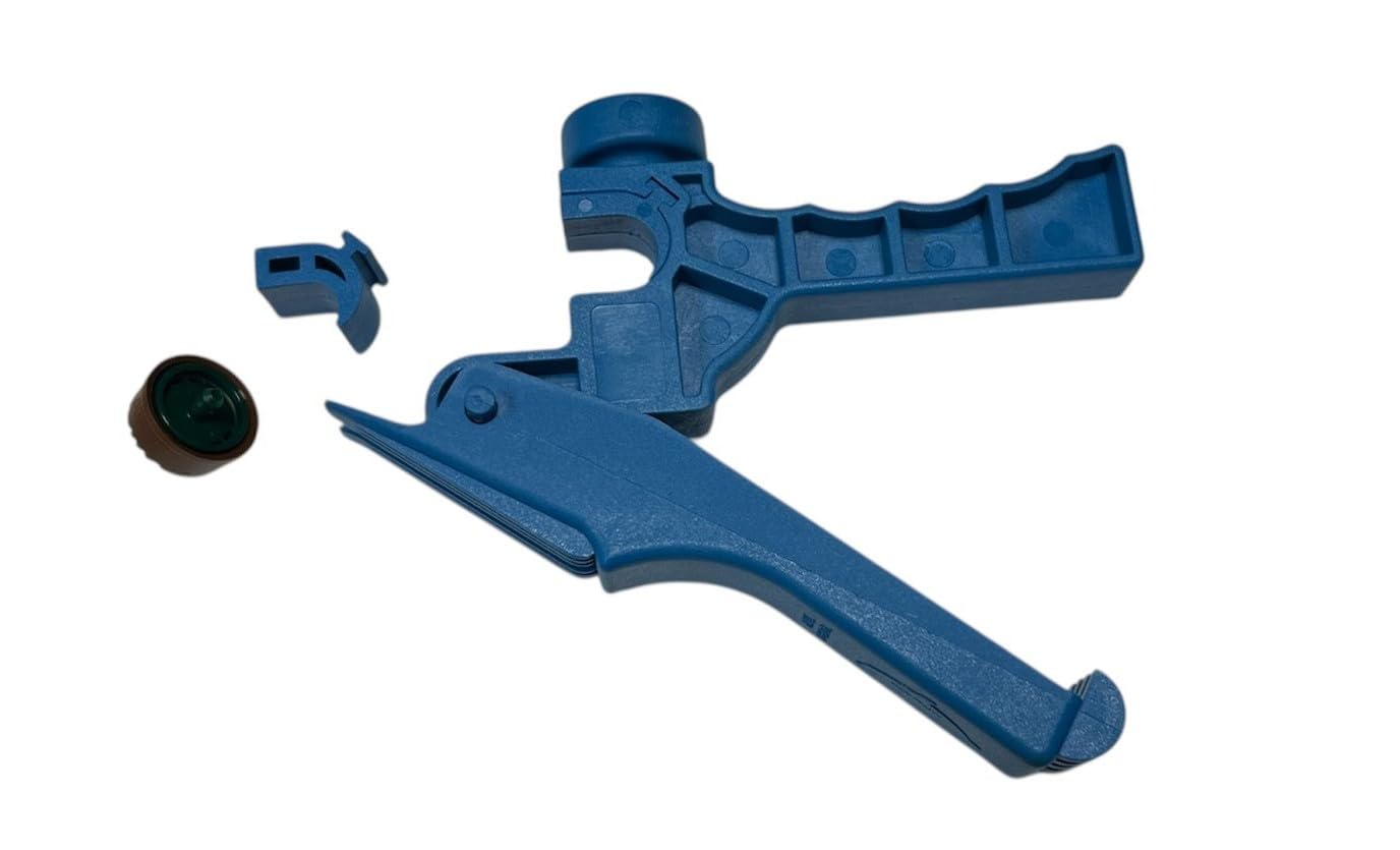 Sacabocados pistola pinza de goteo, para goteros tipo navia o membrana. Válido para mangueras de 12 16 y 20 mm.