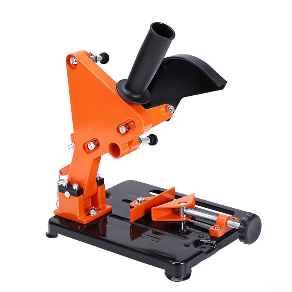 Vootnifig Adjustable Angle Grinder Stand for 100/115/125mm Grinders - Metal Holder with Cast Iron Base for Precision Cutting