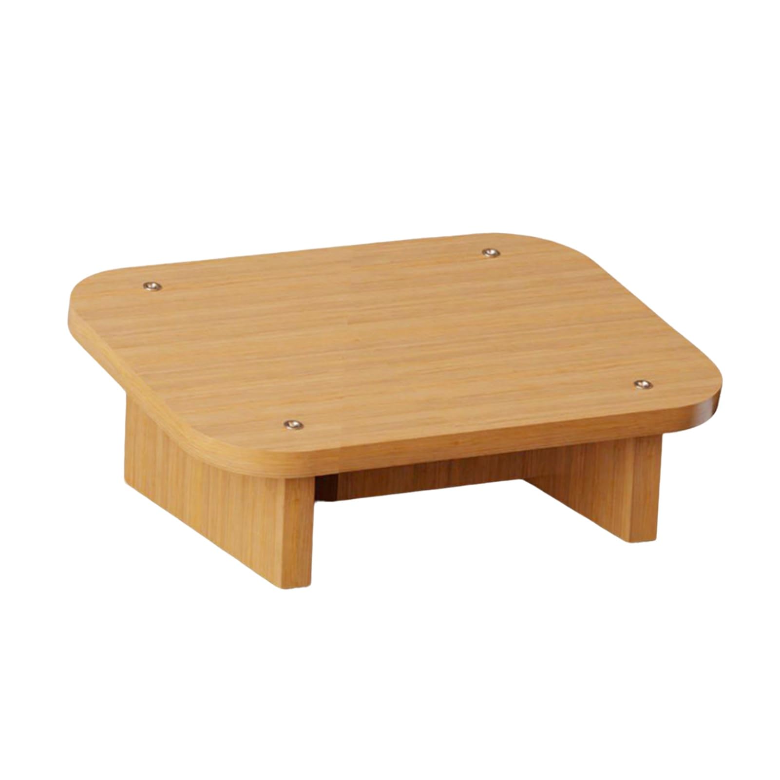 Poggiapiedi Ergonomico In Legno, Poggiapiedi Sotto La Scrivania | Poggiapiedi for sedia for poggiagambe, con angolo di inclinazione di 20°, carico massimo 120 kg(Color1,34x24x13cm)