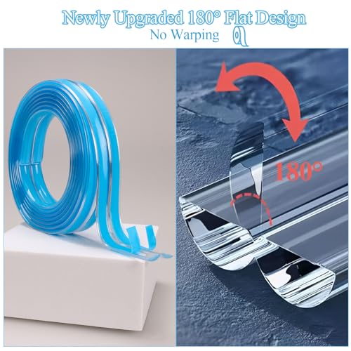 Image of Baby Proofing Corner Protector, 6.6ft(2M) Clear Edge Protector, Baby Proof Corners and Edges, Soft Corner Guards Pre-Taped Strong Adhesive, Corner Protectors for Furniture Wall Drawer Tables