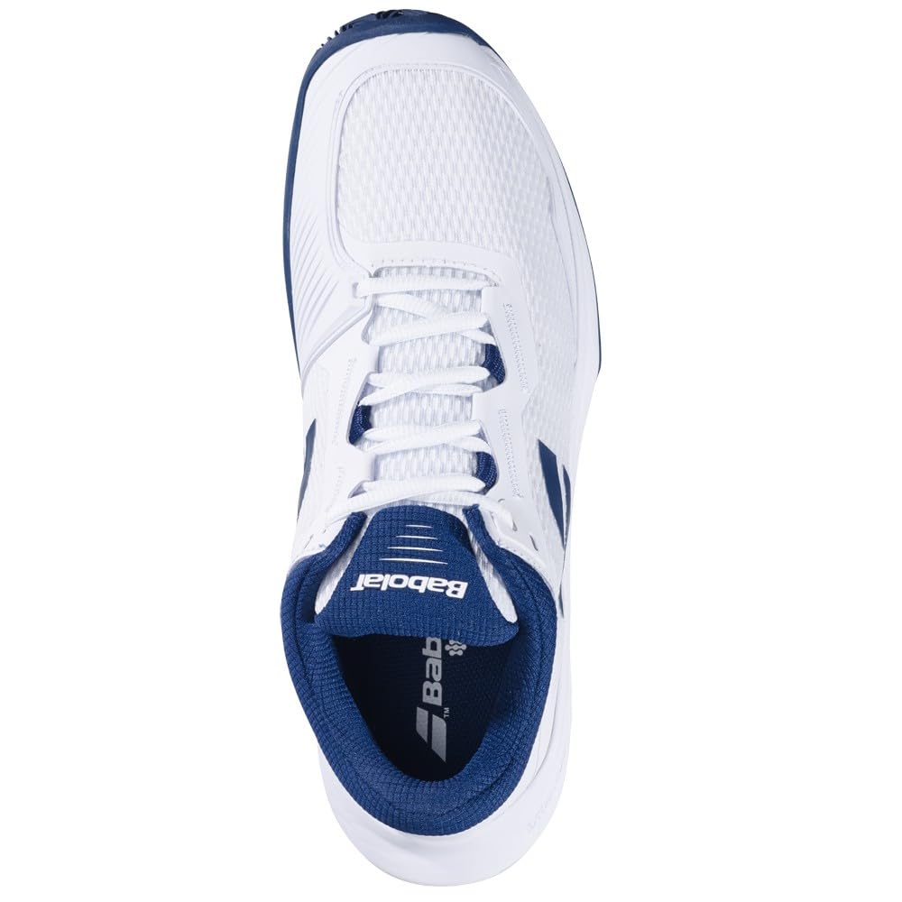 Babolat Herren SFX 4 Cly Tennisschuhe Sandplatzschuh Weiß-Dunkelblau Eu Neu