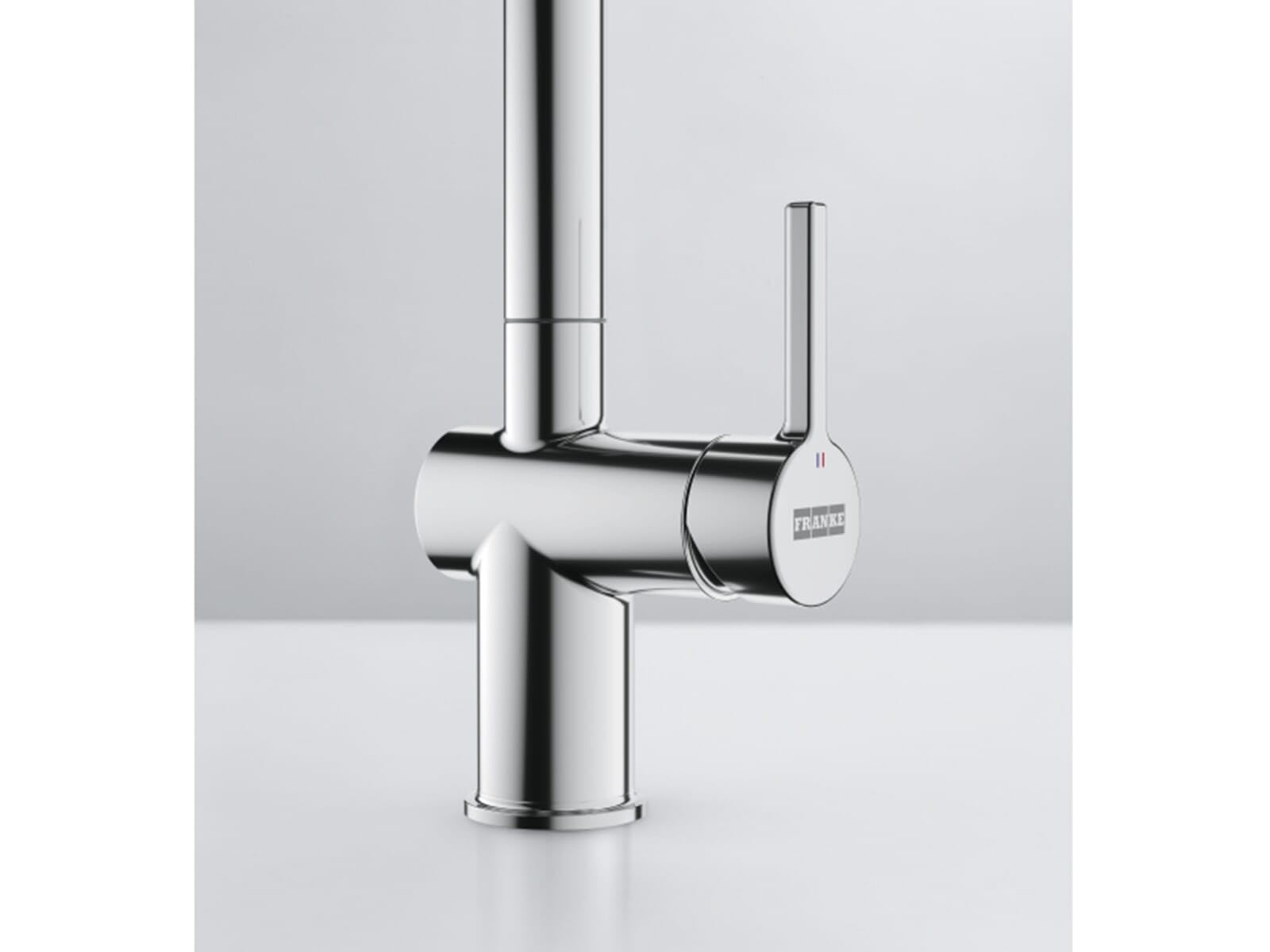 FRANKE 115.0653.407, Robinet d'évier de cuisine Active Semi Pro spray, Chrome