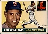 1955 Topps # 2 Ted Williams Boston Red Sox (Baseball Card) VG Red Sox