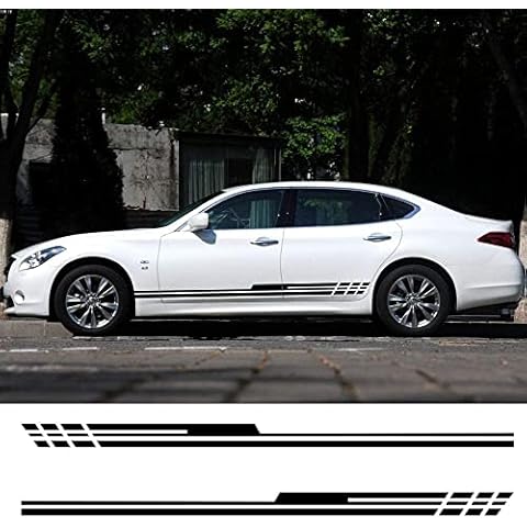 ADDG Car side stripe side decal sticker, For Tesla Model 3 Tesla S Tesla X P100D Cover