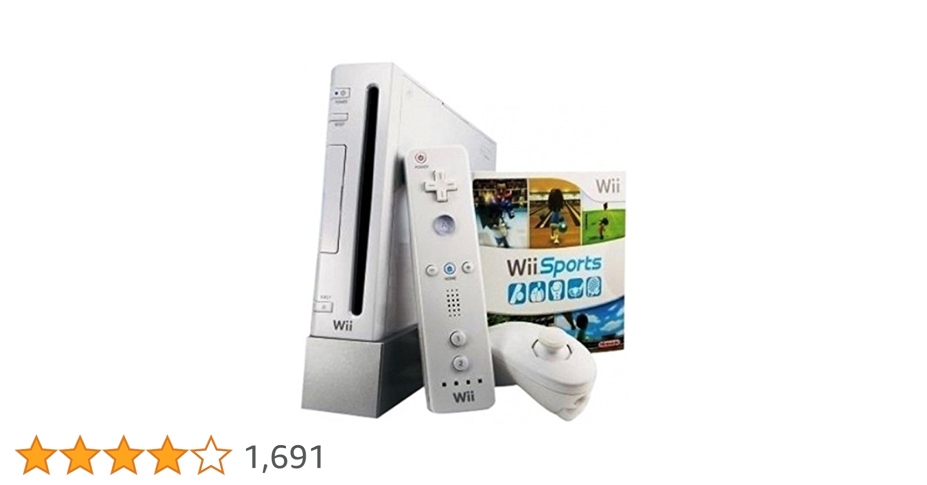 Wii with Wii Sports Game - White : Amazon.sg: Video Games
