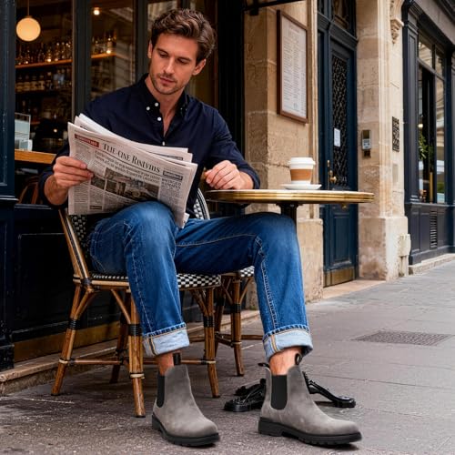 Image of Cestfini Mens Slip On Chelsea Boots