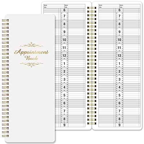 Carnet de rendez-vous de salon couverture rigide et papier haute opacité