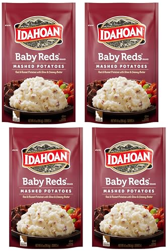 Image of Idahoan, Mashed Potatoes, Baby Reds with Skins and Creamy Butter, 4 oz (Pack of 4)