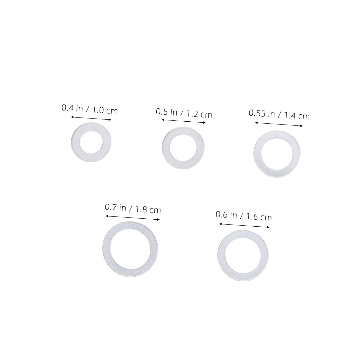 Leak Proof Gasket Set Car Engine Oil Drain Plug Washers Assortment Aluminum Copper Material Universal Fit for Car Parts