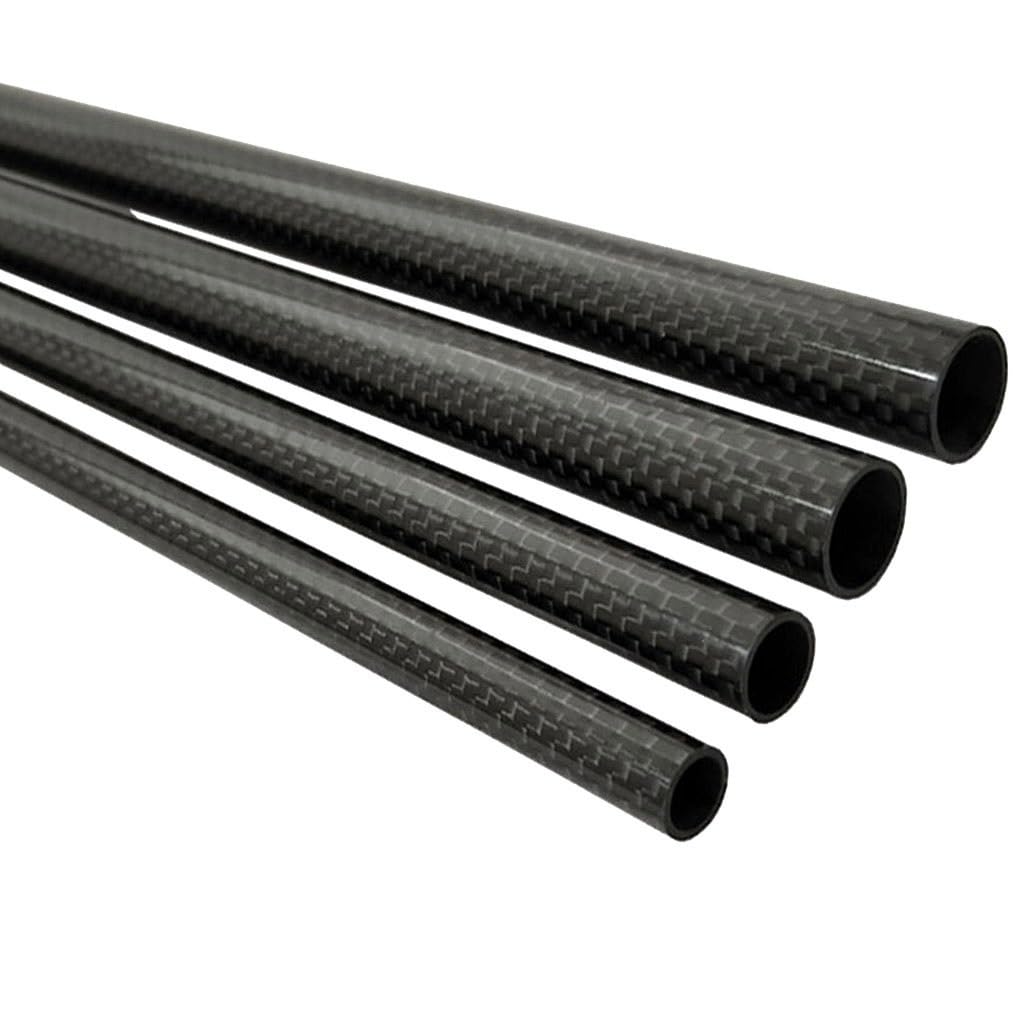 TEN-HIGH Carbonfaser Rohr 500 Mm – 10x1 Mm, 3K Tw Produktbild-Vorschau 5