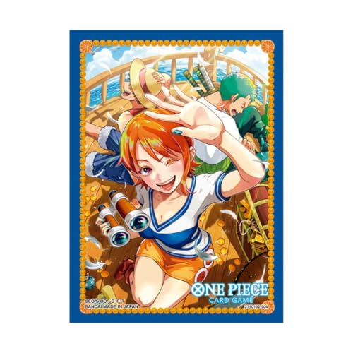 One Piece Card Game Official Sleeves: Assortment 8 - Sailor Nami (70-Pack) by BANDAI - Used condition - US$25.48