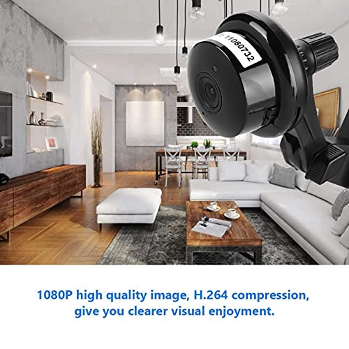 1080P P2P WiFi Mini IP-camera, Bewegingsdetectorcamera 100-240V, 128G TF-kaartopslag Infrarood P2P-camera… - Image 4