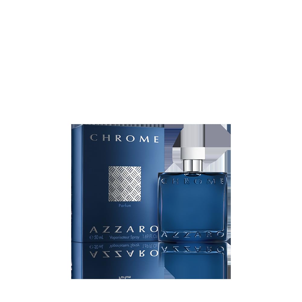 Azzaro Chrome Parfum 50 ml- Fresh Aromatic Mens Cologne - Intense Fougère Citrus Fragrance - Notes of Bergamot - Lasting Wear for Day & Night - Masculine Clean Scent - Luxury Perfumes for Men-picture-47