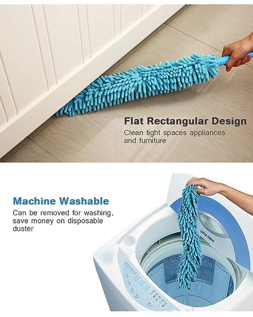 ShopiMoz Dust Brush Foldable Home appliances Ceiling Cleaner Kitchen Gadgets Latest Home Improvement Products 3 517XJKea92L
