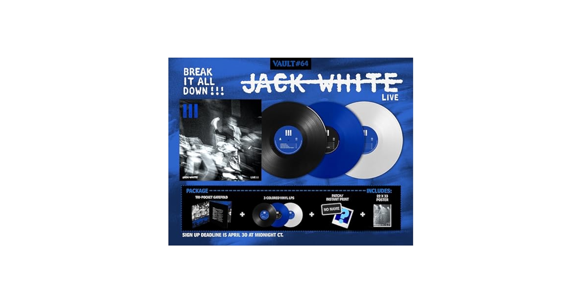 洋楽 Jack White Break It All Down! Stripes LP 洋楽 Jack White Break It All Down! Stripes LP Third Man