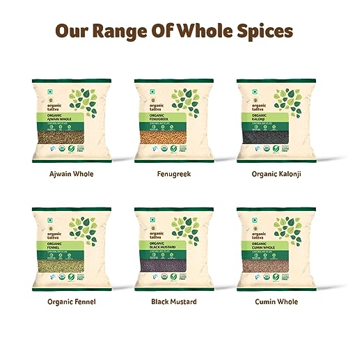 Image of Organic Tattva Fenugreek Seeds 100gm | Methi Dana Seeds Organic Whole Indian Spice | Fresh Natural Whole Seed for Cooking, Pickles & Seasoning