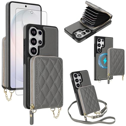 Coque Samsung S26 Ultra 5G porte-cartes étui portefeuille magnétique RFID