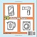 Electronic Devices Coloring Book: Bold & Easy Electronic Illustrations | Simple Designs to Color for Kids and Adults | Toaster, Telephone, Kettle, Microwave