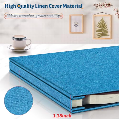 Image of Artfeel Photo Album Self Adhesive Scrapbook,Large Photo Book for 4x6,5x7,8x10 Pictures,DIY Album for Baby Wedding Family Travel Birthday,with Metallic Pen and Scraper