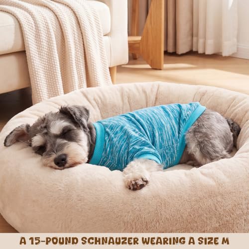 Image of 4 Pack Dog Sweaters for Small Dogs Girl Boy Winter Fleece Clothes Warm Soft Dog Sweatshirt Outfit for Dogs Cats Pet Apparel