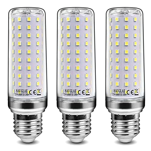 Bombillas LED E27 de alta luminosidad con 2500 lm para un ahorro eficiente de luz en casa, 3 uds