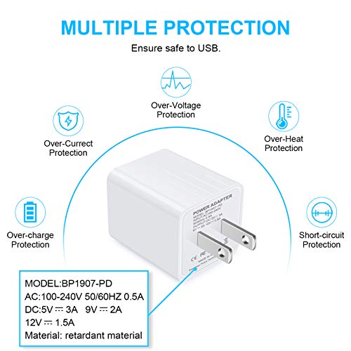 Pixel 9 Pro XL Fast Charger for Google Pixel 9 Pro 8a 8 Pro 7a 7 Pro 6a 6 Pro 6 5 4a 3XL 2 XL, 20W PD Wall Power Adapter 6ft Type C Fast Charging Cable for Samsung Galsxy A15 A14 5G A13 A54 A53 A35