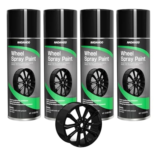 NADAMOO Semi-gloss Wheel Spray Paint Set
