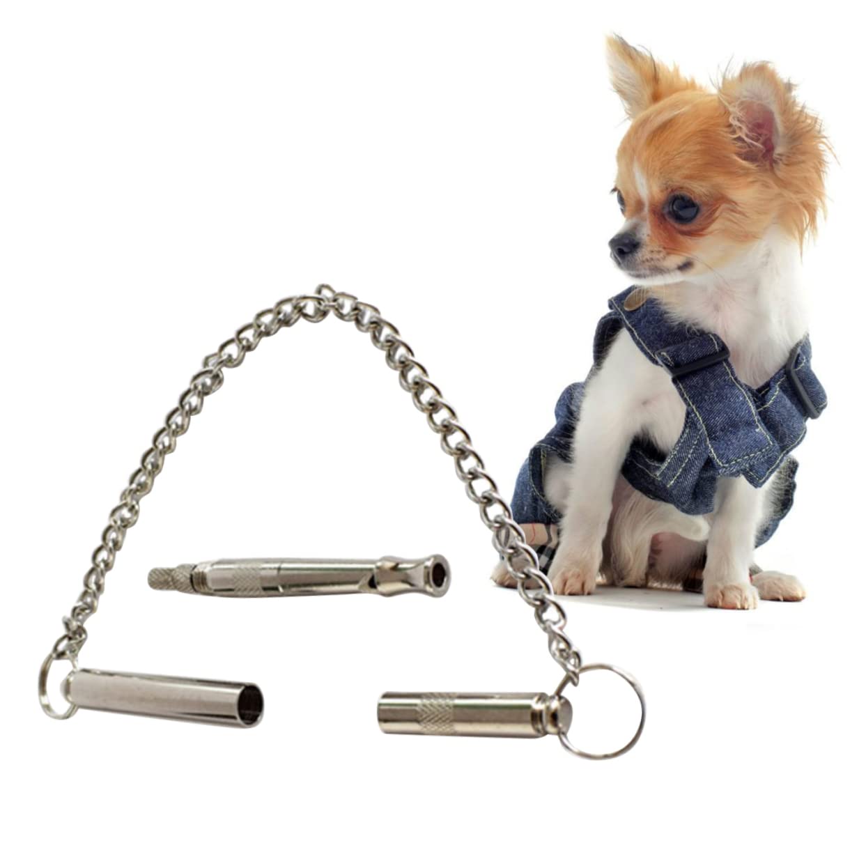 BESPORTBLE Whistle for Dogs Dog Training Whistle for Recall Copper Plated Portable Lanyard Suitable for Multiple Breeds