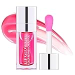 Fovcos Hydrating Lip Glow Oil, Moisturizing Lip Glow Oil, Lip Plumper Gloss, Transparent Lip Gloss, Lip Oil, Plumping Lip Oil, Lip Balm, Tinted Lip Balm Lip Care