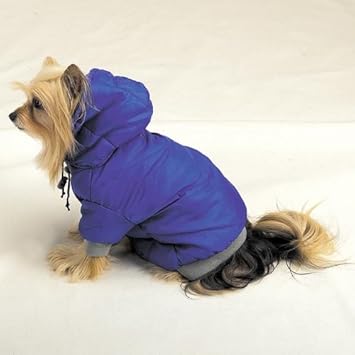 Black Fleece Lined Eskimo Jacket for Dogs -Size: X-Small, zw634-blkxs