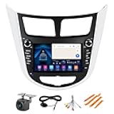 Android Stereo Radio for Hyundai Accent 2012-2017, Biorunn 7 Inch GPS Navi Car-Play Android Auto Upgrade IPS WiFi Blue-Tooth RDS Head Unit 2GB RAM 64GB ROM