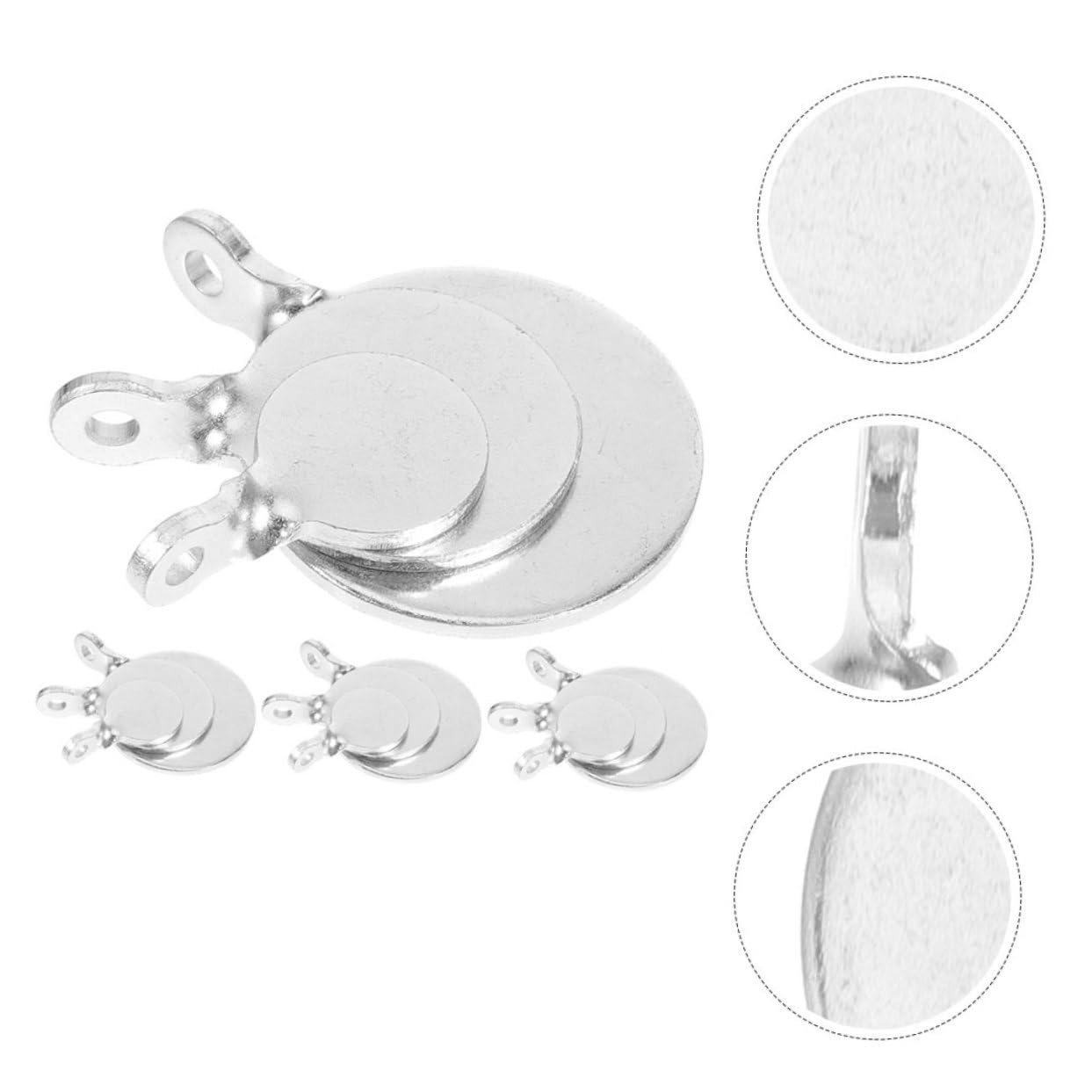 KESYOO Manganese Steel Archery Training Targets 24pcs Portable Steel Targets for Shooting