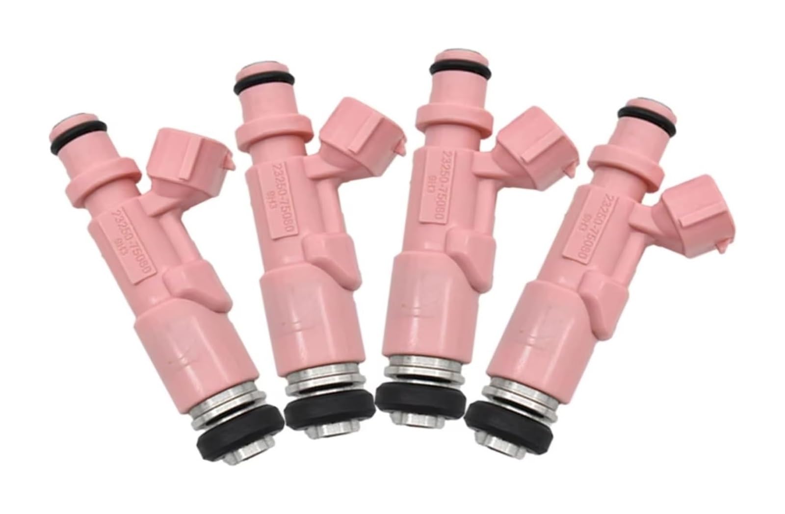 Wekpopmevl One Color Oil Petrol Fuel Injector Nozzle For Toyota For Tacoma For And For 4Runner 23209-79135 2320979135 2325075080 23250-75080 4X Fuel Injectors Nozzle Exhaust