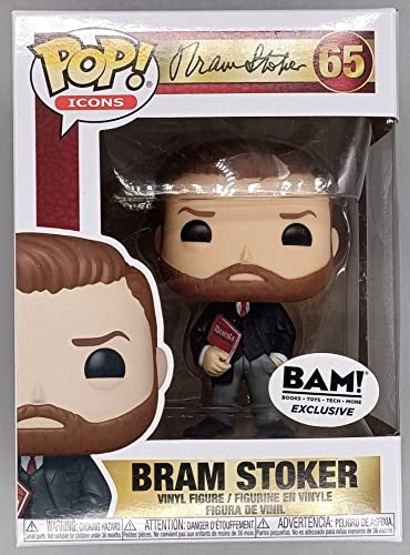Funko Exclusive Bram Stoker with Book Icon Pop! Vinilo
