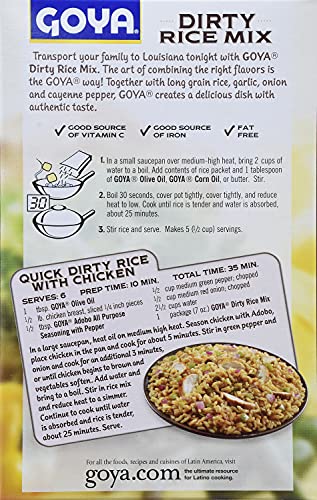 Goya Foods Louisiana Style Dirty Rice Mix, 7 Ounce (Pack Of 12) #TOP2