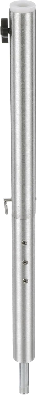 Attwood Lock’N-Pin ¾-Inch Pin Post for Boat Seats, Manually Adjustable from 25-31 Inches, 1.5-Inch Diameter Brushed Aluminum, Non-Threaded, Steel Pin, SP-2244-ADJ